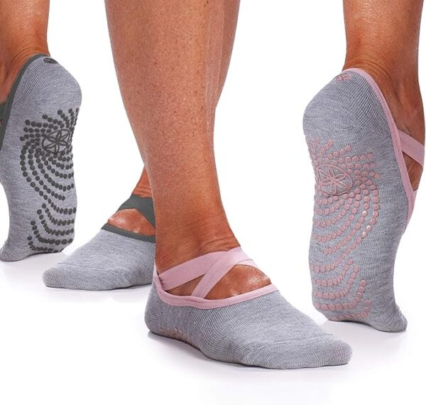 Chaussettes de Pilates antidérapantes