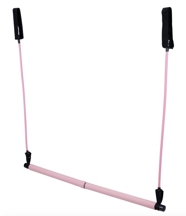 Barre de pilates avec bandes de résistance