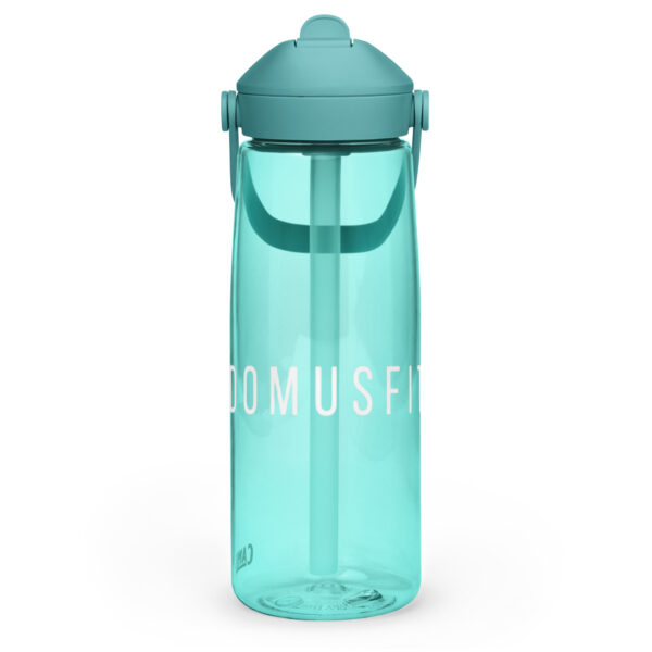 Gourde avec paille rétractable